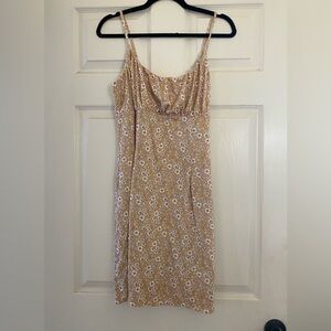 Nine Britton Floral Mini yellow floral dress